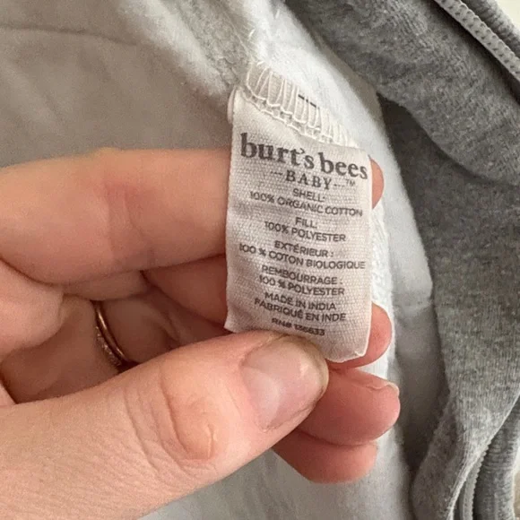 Burt’s Bees Baby Beekeeper sleepsack size medium 6-12 months 1.5 TOG moons - Picture 5 of 6